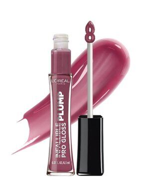 2 X L'oreal  Infallible Pro-Gloss Plump Lip Gloss-True Berry608